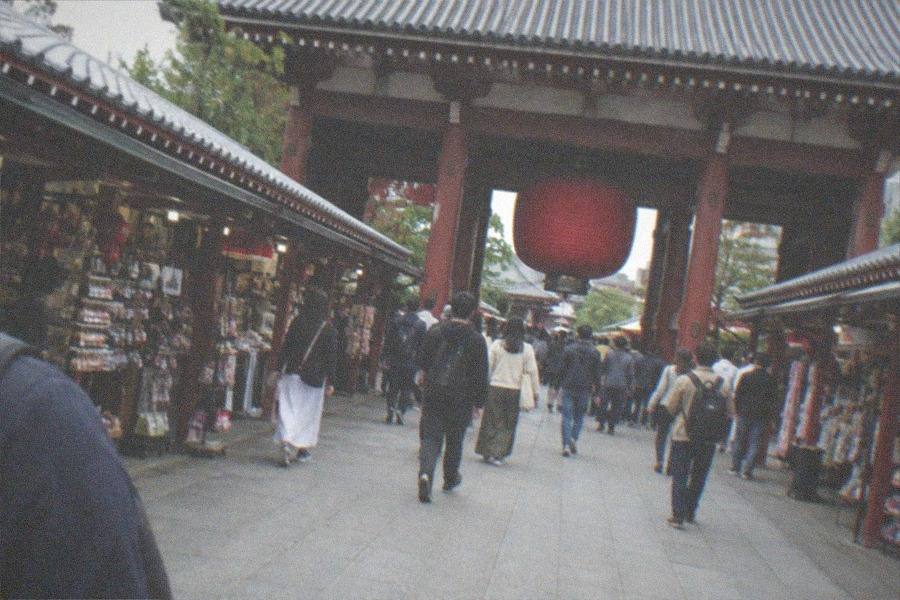 A stone courtyard between museum buildings with trees and a view of several gallery entrances